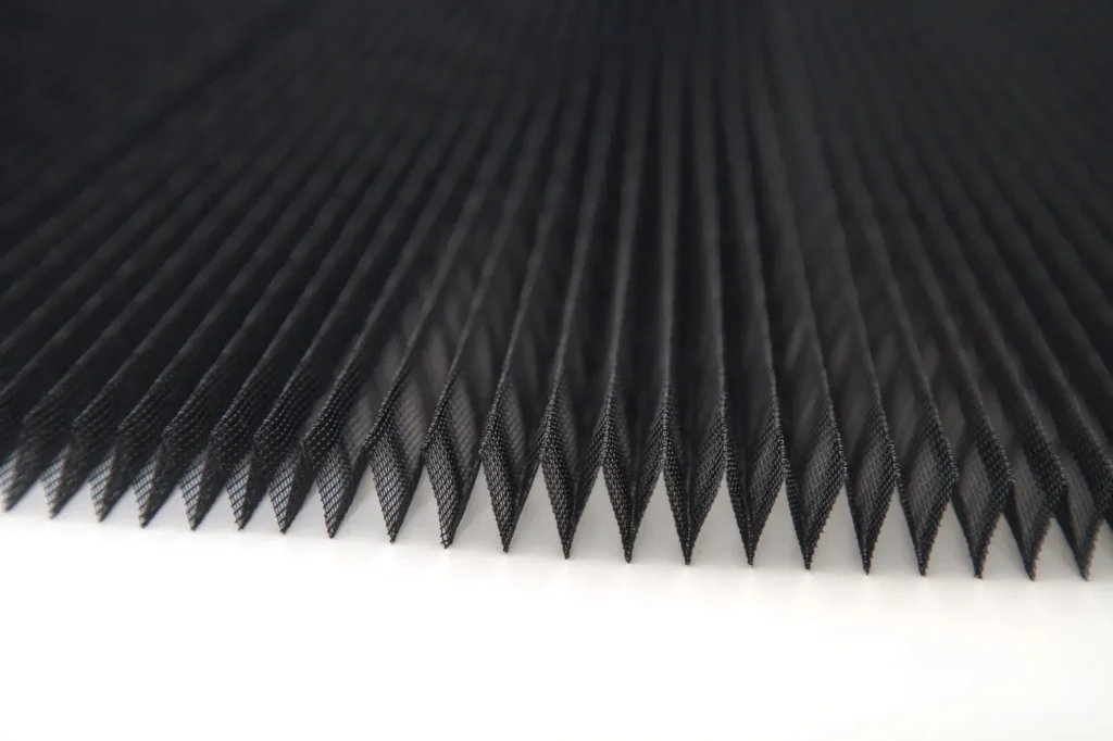 PVC Pleated Mesh